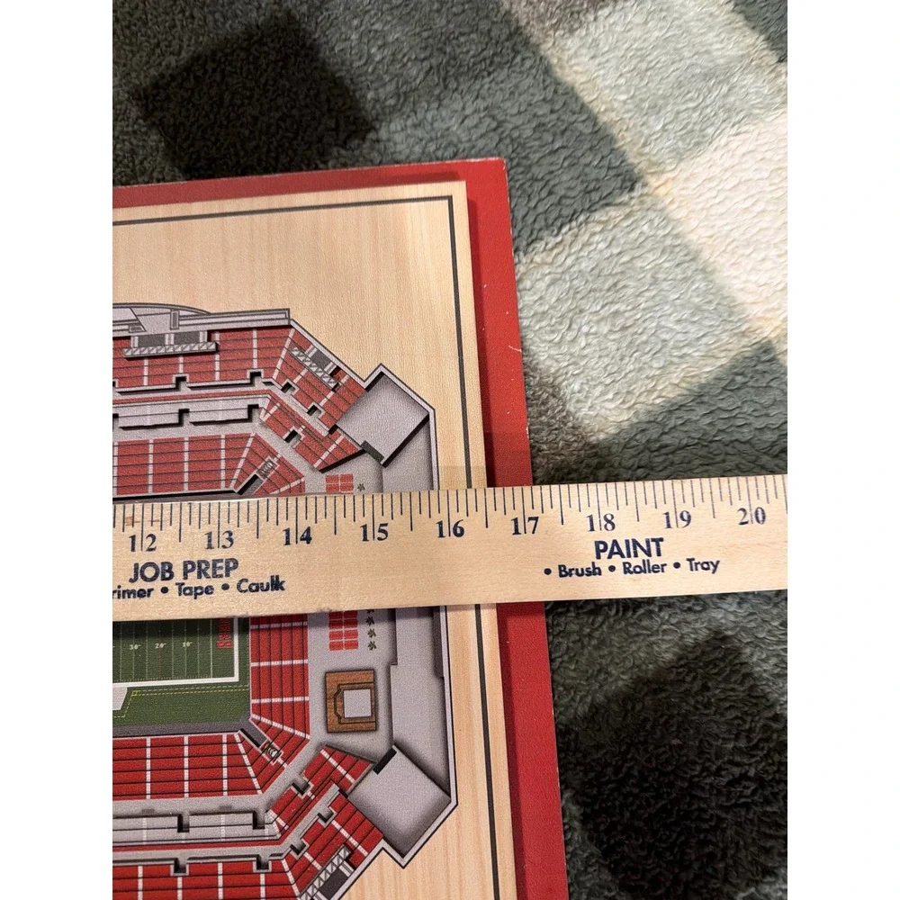 Tampa‎ Bay Buccaneers Raymond James Stadium 3D Wood Wall Art 17x13 NFL Decor